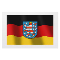 Thüringen coat of arms customized stationery
