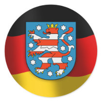 Thüringen coat of arms stickers by german_pride Thüringen coat of arms stickers