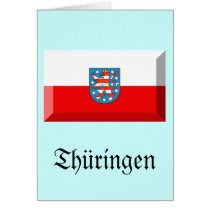 Thuringen Flag Gem cards