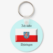 Thuringen Flag Gem keychains