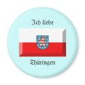 Thuringen Flag Gem magnets by Vexillophile Thuringen Flag Gem magnets