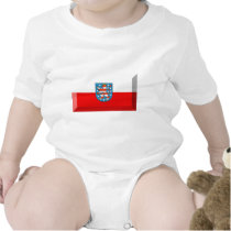 Thuringen Flag Gem t-shirts