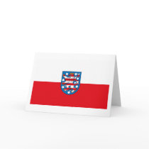 Thuringen Flag Greeting Card