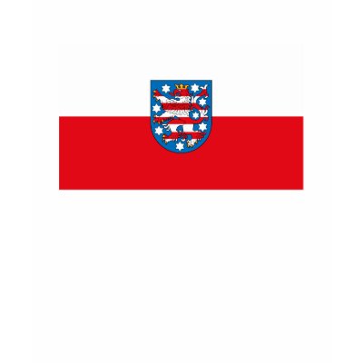 Thuringen Flag T-shirt by FlagTshirts