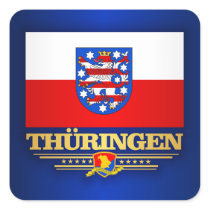 Thuringen (Thuringia) Flag Sticker