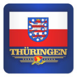 Thuringen (Thuringia) Flag Sticker