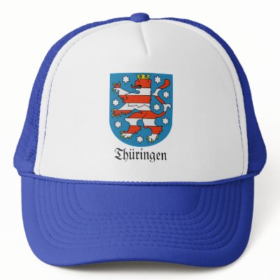 Thüringen Wappen Coat of Arms Trucker Hat by wesleyowns