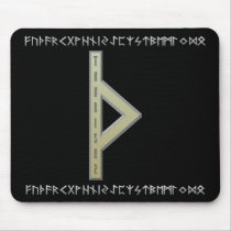 Thurisaz Rune gold mousepads by JKcoder Thurisaz Rune gold mousepads