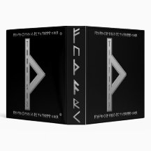 Thurisaz Rune grey Binders