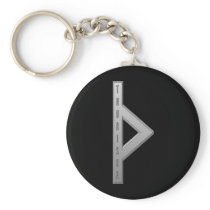 Thurisaz Rune grey Key Chains