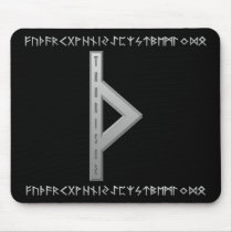 Thurisaz Rune grey mousepads by JKcoder Thurisaz Rune grey mousepads