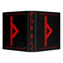 Thurisaz Rune red binders by JKcoder Thurisaz Rune red binders