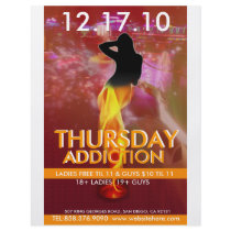 THURSDAY ADDICTION FLYER DESIGN