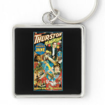 Thurston Magician & Jane ~ Vintage Magic Act Key Chains