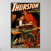Thurston the great magician print