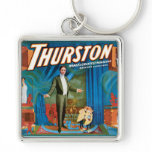 Thurston Vintage 1910 Magician Poster Key Chain