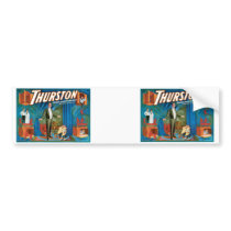 Thurston World's Greatest Magician ~ Vintage Act Bumper Sticker