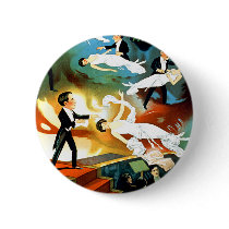 Thurston's Astounding Mystery! Button