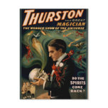 Thurston's, 'Do the spirits come back?' Retro Thea Postcards