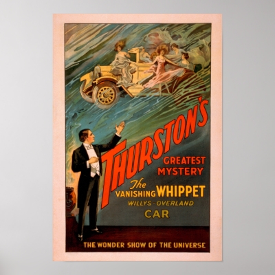 Thurston's Vanishing Whippet WillysOverland Print by LanternPress