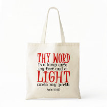 Thy Word is a Lamp Canvas Bags