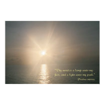 Thy word is a lamp unto my feet  (variation 3) posters