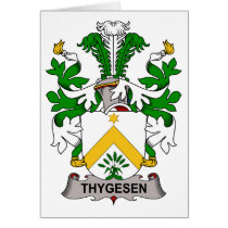 Thygesen Family Crest cards