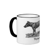 Thylacine (Tasmanian TIger) mugs by naturetees Thylacine (Tasmanian TIger) mugs