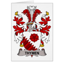 Thymen Family Crest cards