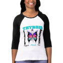 Thyroid Cancer  Awareness Butterfly t-shirts