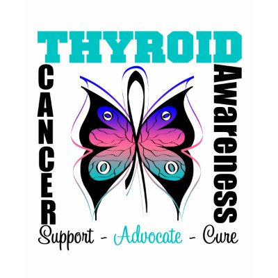 Thyroid Cancer Awareness Butterfly tshirts