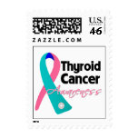 Thyroid Cancer Awareness Ribbon postage