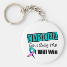 Thyroid Cancer Cant Bully Me I Will Win Key Chain