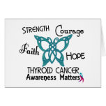 Thyroid Cancer Celtic Butterfly 3 cards