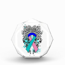 Thyroid Cancer - Cool Support Awareness Slogan.png Award