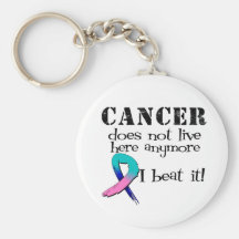 Thyroid Cancer Does Not Live Here Anymore Key Chain