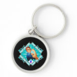 Thyroid Cancer Fight Rosie The Riveter Keychain