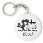 Thyroid Cancer Hey You Picked The Wrong Bitch Key Chains