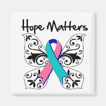 Thyroid Cancer Hope Matters Fridge Magnets