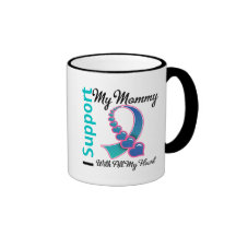 Thyroid Cancer I Support My Mommy Coffee Mugs