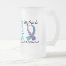 Thyroid Cancer I Support My Uncle Coffee Mug