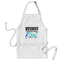 Thyroid Cancer Picked The Wrong Diva v2 Apron