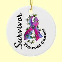 Thyroid Cancer Survivor 15 ornaments