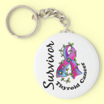 Thyroid Cancer Survivor 15 keychains