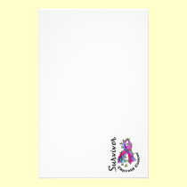 Thyroid Cancer Survivor 15 stationery