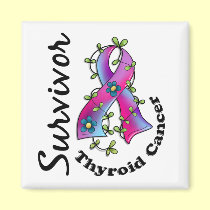 Thyroid Cancer Survivor 15 magnets