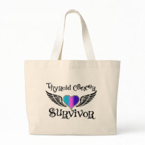 Thyroid Cancer Survivor Tote Bags
