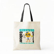 Thyroid Cancer Survivor Chick Ribbon Bags