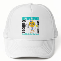 Thyroid Cancer Survivor Chick Ribbon Mesh Hat