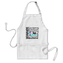 Thyroid Cancer Survivor Collage Aprons